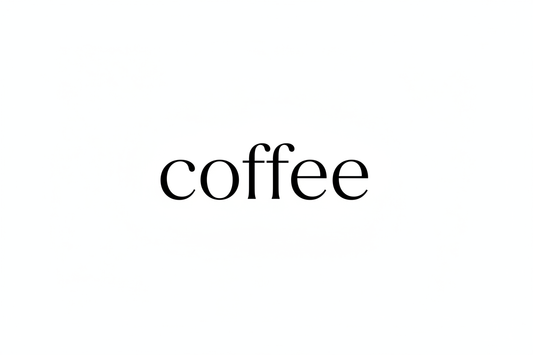just a white screen saying coffee