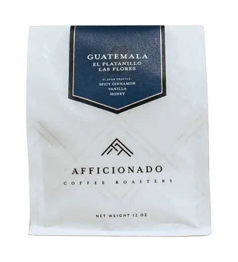 Afficionado Guatemala El Platanillo, Las Flores - Spicy Cinnamon, Vanilla, Honey - 12oz
