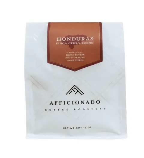 Afficionado Honduras Finca Cerro Bueno - Brown Butter, Nutty Praline, Light Citrus - 12oz