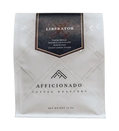 Afficionado Liberator - Baker's Chocolate, Rum Raisin , Sweet Lemon Finish - 12oz
